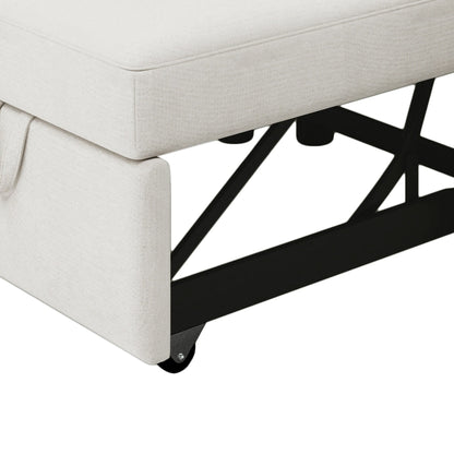 Canapé-lit 3 en 1 réglable, fauteuil gigogne, convertible et pliable pour le salon