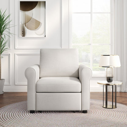 Canapé-lit 3 en 1 réglable, fauteuil gigogne, convertible et pliable pour le salon