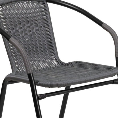 Ensemble table et chaises d'extérieur 3 pièces - 28,75 L x 28,75 P x 28 H