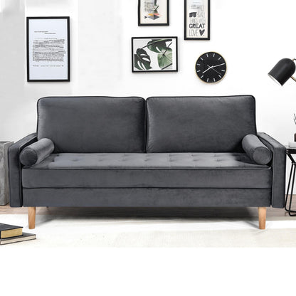 Canapé 3 places avec coussin en coton