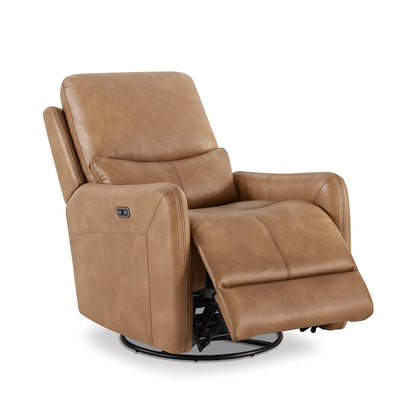 Fauteuil inclinable électrique pivotant à 360 degrés en similicuir