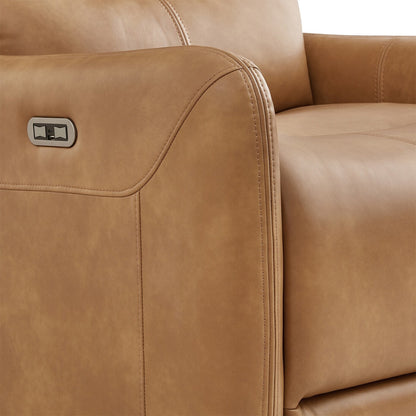 Fauteuil inclinable électrique pivotant à 360 degrés en similicuir