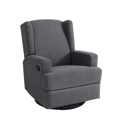 Fauteuil inclinable pivotant manuel de 31 po de largeur, ensemble de 2 pour chambre d'enfant
