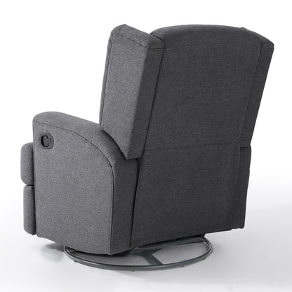 Fauteuil inclinable pivotant manuel de 31 po de largeur, ensemble de 2 pour chambre d'enfant