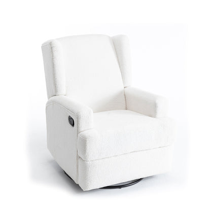 Fauteuil inclinable pivotant manuel de 31 po de largeur, ensemble de 2 pour chambre d'enfant