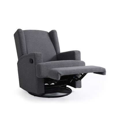 Fauteuil inclinable pivotant manuel de 31 po de largeur, ensemble de 2 pour chambre d'enfant