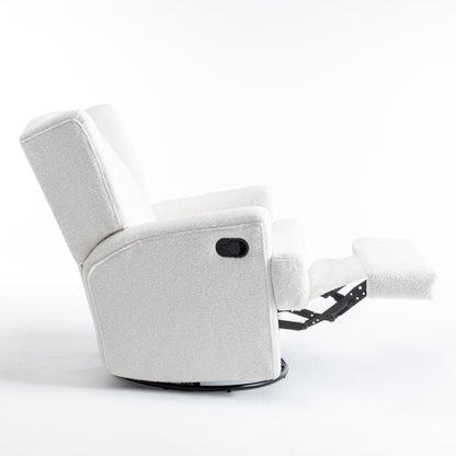 Fauteuil inclinable pivotant manuel de 31 po de largeur, ensemble de 2 pour chambre d'enfant