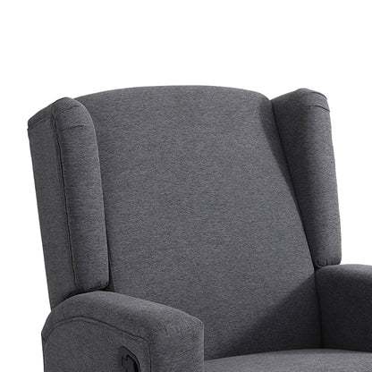 Fauteuil inclinable pivotant à dossier ailé de 31 po de largeur pour chambre d'enfant