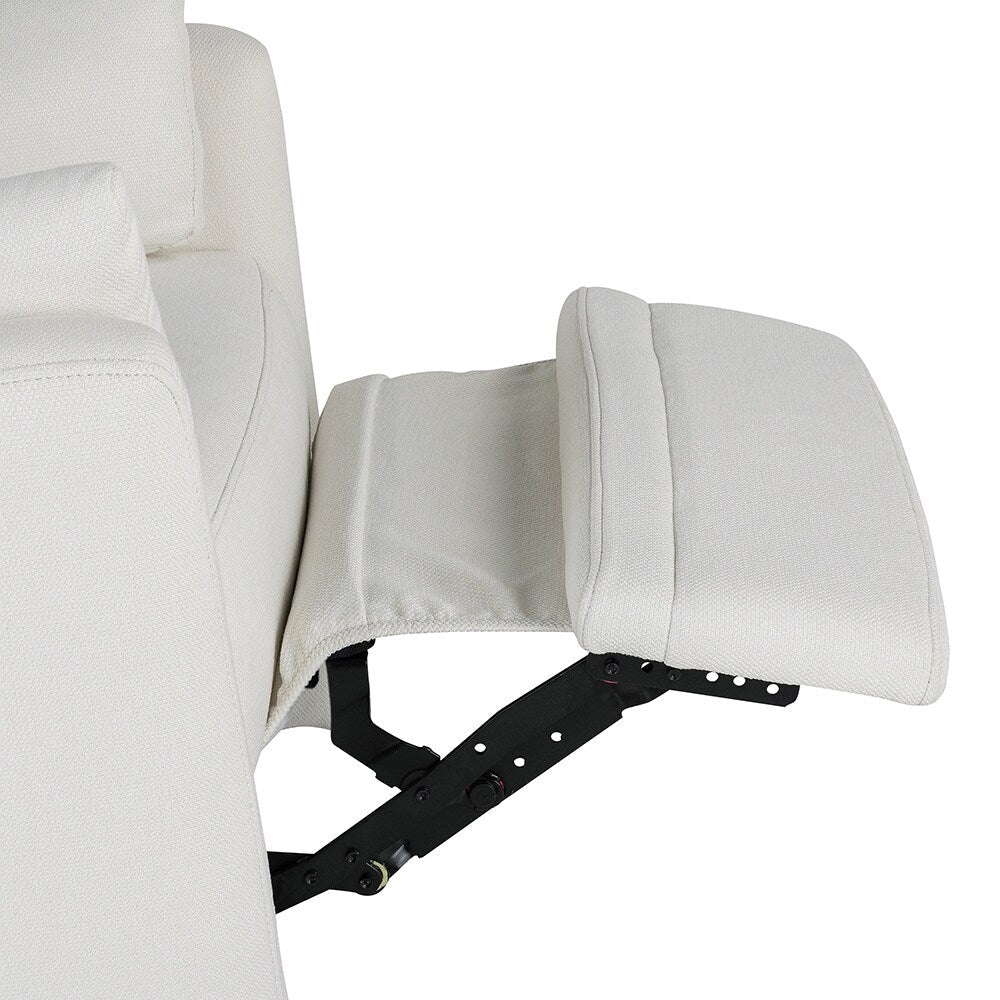 Fauteuil inclinable à bascule pivotant avec 2 oreillers, fauteuil confortable pour allaitement
