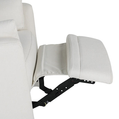 Fauteuil inclinable à bascule pivotant avec 2 oreillers, fauteuil confortable pour allaitement