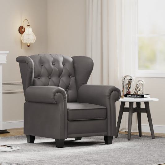 Fauteuil capitonné réglable 35.04 avec pieds robustes
