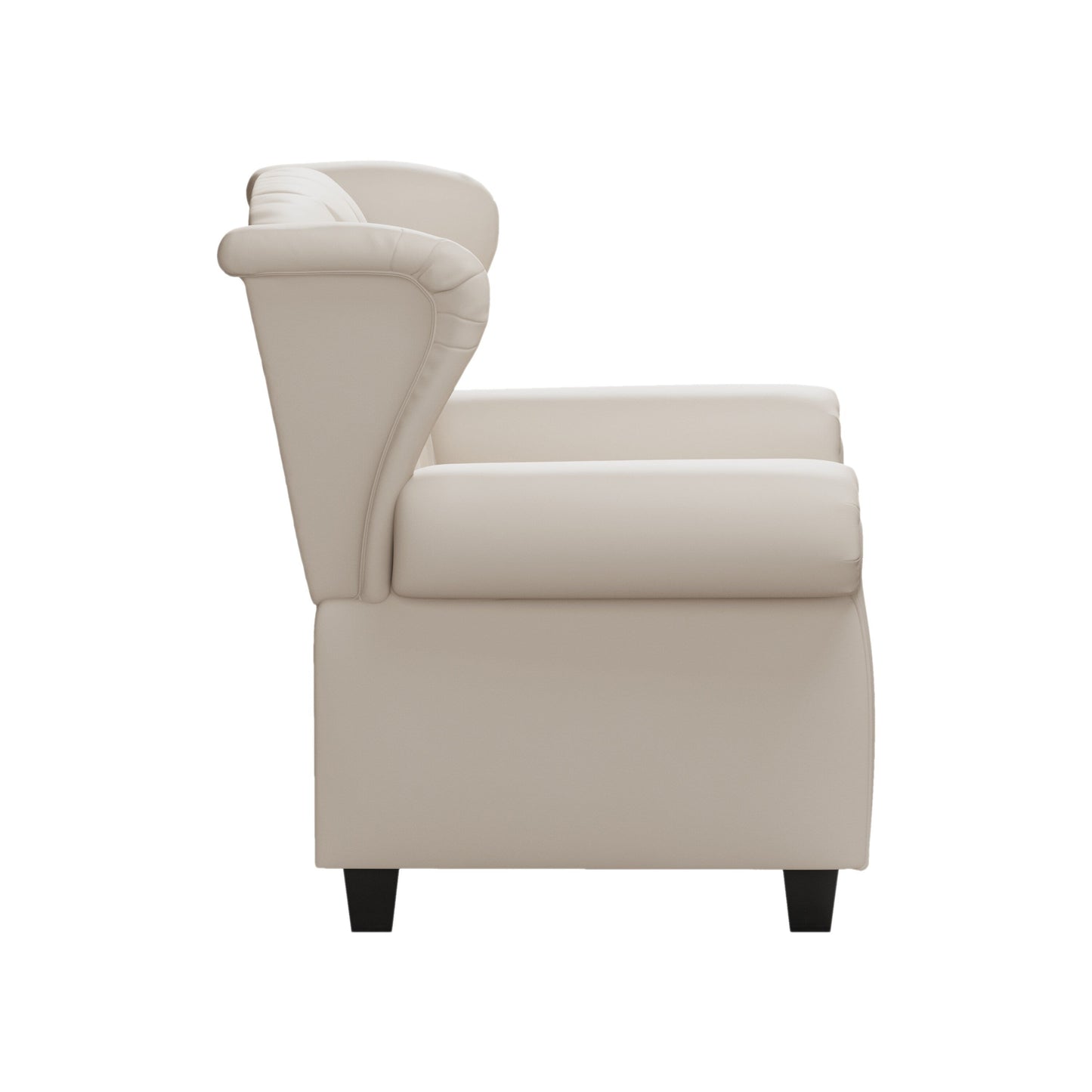 Fauteuil capitonné réglable 35.04 avec pieds robustes