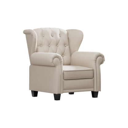 Fauteuil capitonné réglable 35.04 avec pieds robustes