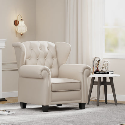 Fauteuil capitonné réglable 35.04 avec pieds robustes