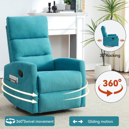 Canapé inclinable manuel pivotant à 360° en tissu réglable pour salon
