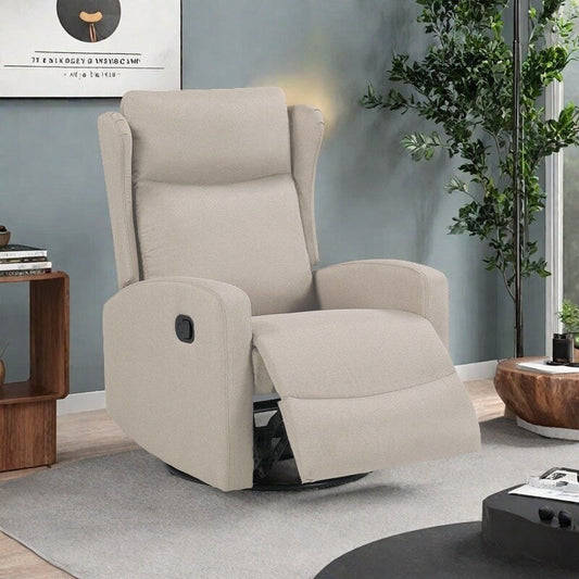 Fauteuil inclinable pivotant à 360° avec dossier réglable - Design moderne pour salon, bureau et espaces de divertissement