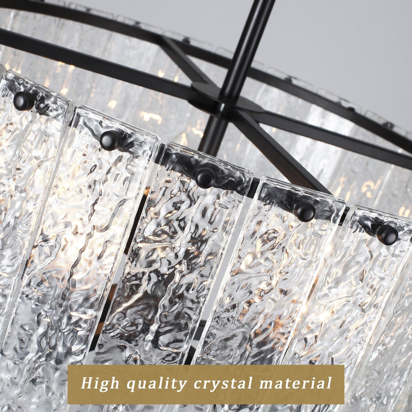 Lustre rond moderne à 5 lumières, semi-encastré classique, luminaire suspendu pour îlot de cuisine et salle à manger