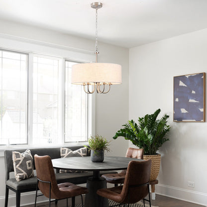 Plafonnier semi-encastré moderne à 5 lumières pour salle à manger, chambre à coucher, salon - N/A