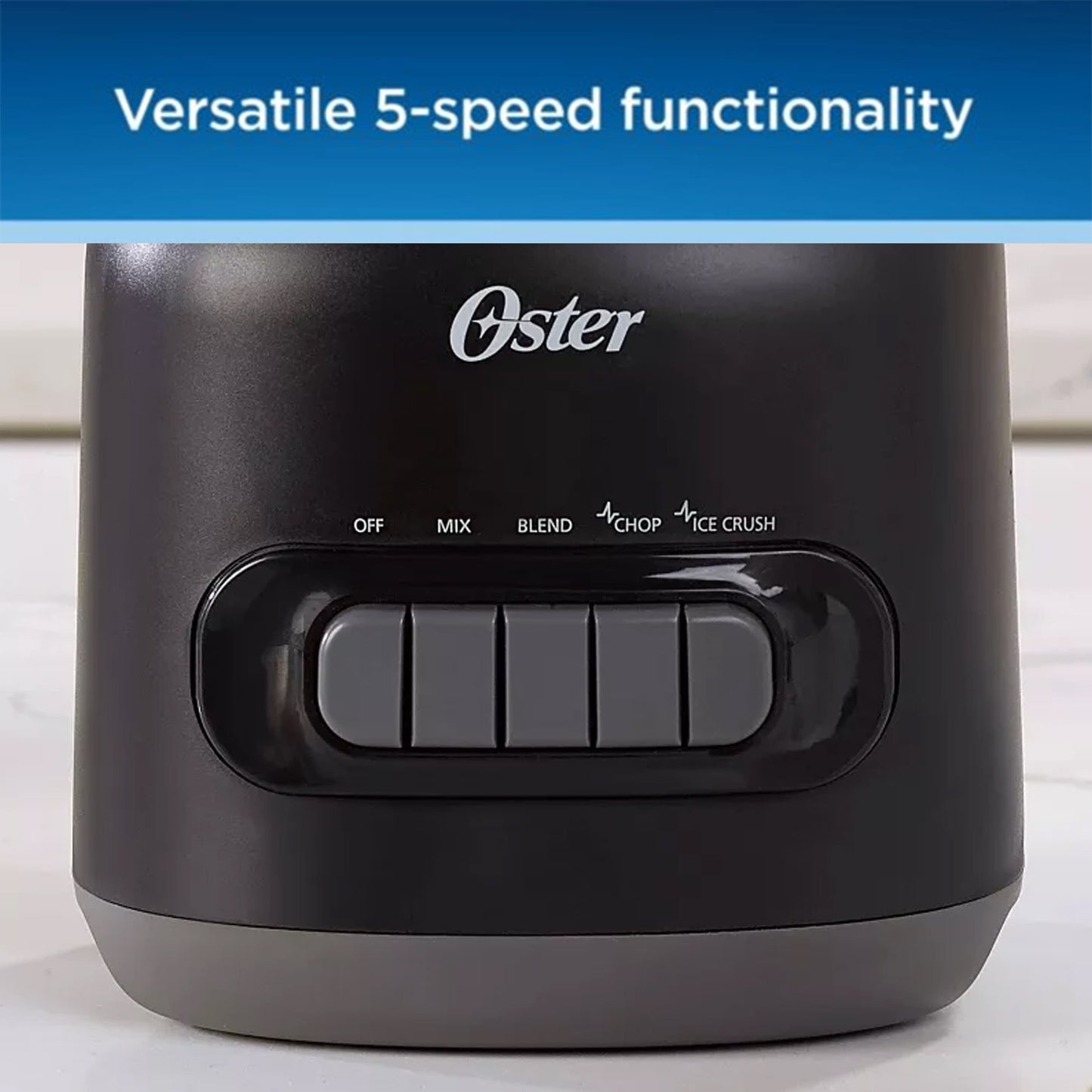 Mélangeur à 5 vitesses, 6 tasses, 700 watts, avec récipient en plastique - 6 tasses