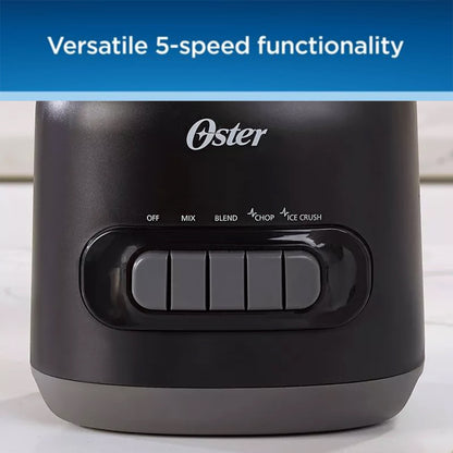 Mélangeur à 5 vitesses, 6 tasses, 700 watts, avec récipient en plastique - 6 tasses