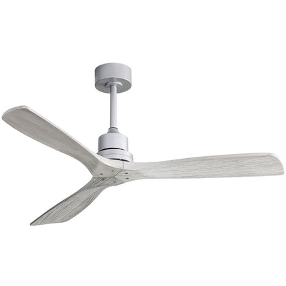 Ventilateur de plafond d'intérieur en bois Sofucor 52 avec télécommande et éclairage intégré en option