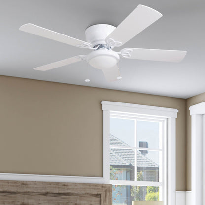 Ventilateur de plafond intérieur traditionnel Prominence Home Benton 52 avec éclairage LED et chaînettes