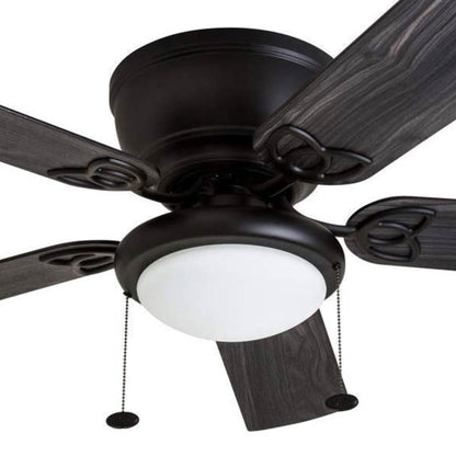 Ventilateur de plafond intérieur traditionnel Prominence Home Benton 52 avec éclairage LED et chaînettes