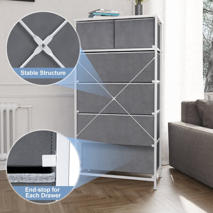 Commode verticale à 6 tiroirs de Crestlive Products