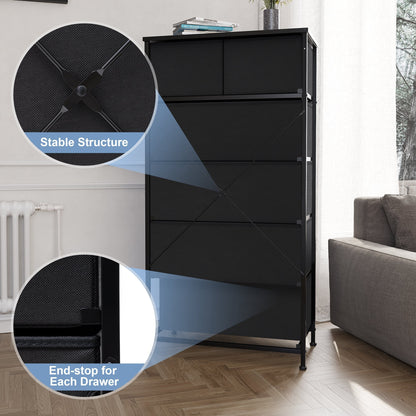 Commode verticale à 6 tiroirs de Crestlive Products