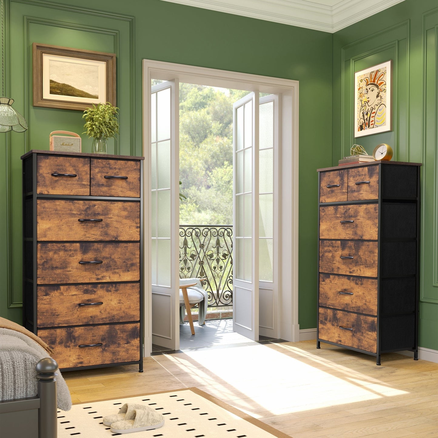 Commode verticale à 6 tiroirs de Crestlive Products