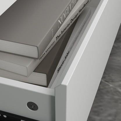 Commode d'appoint à 9 tiroirs 63W pour salon, chambre à coucher