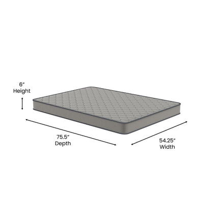 Matelas hybride à ressorts et plateau moyen