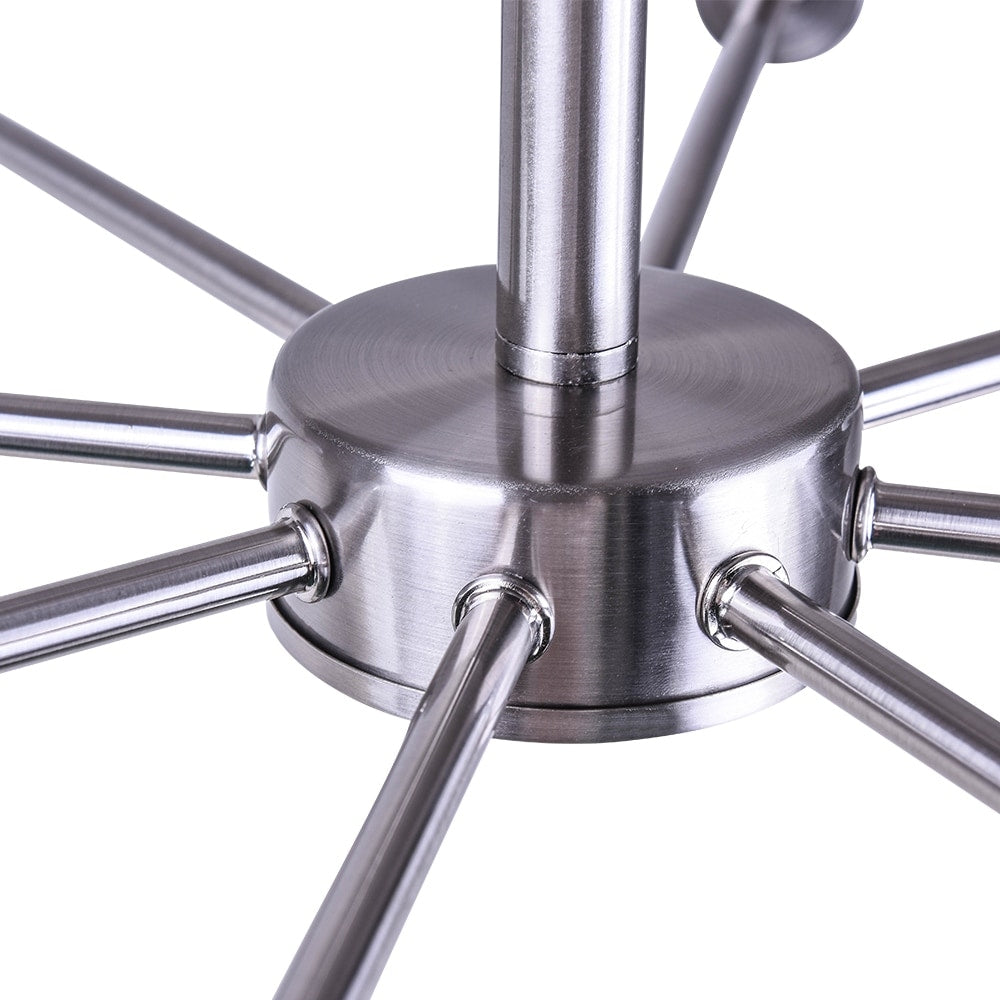 Plafonnier semi-encastré Spoutnik noir/doré pour salon, cuisine, bureau, chambre à coucher, hall d'entrée