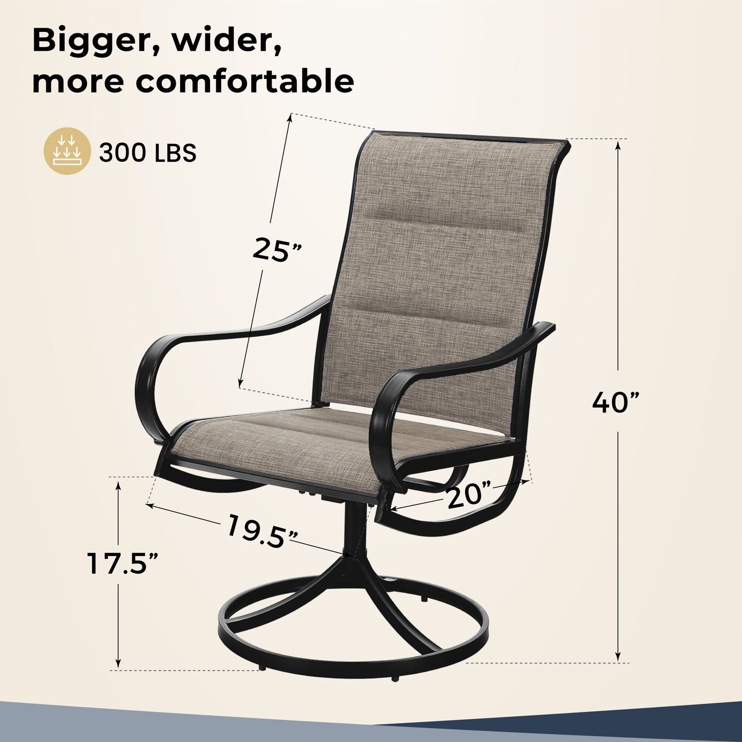 Ensemble de salle à manger de patio 8 pièces MAISON ARTS avec parasol de 13 pieds