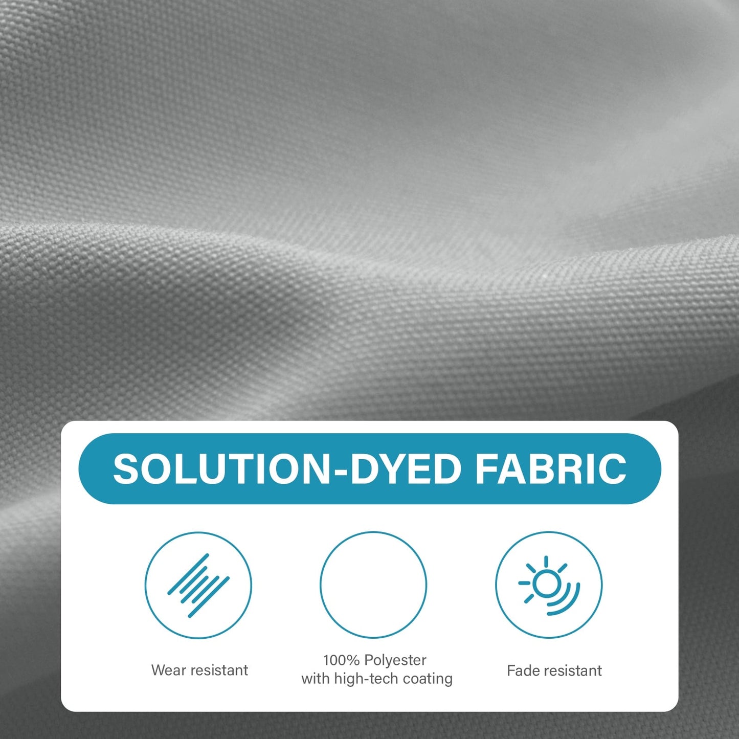 Parasol rectangulaire de terrasse 2,4 x 3 m avec manivelle et inclinaison, résistant aux UV