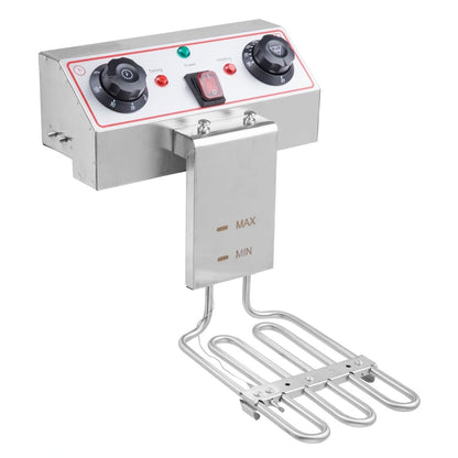 Friteuse à cuve unique en acier inoxydable 8,5 QT, 1 700 W max., avec grande poignée