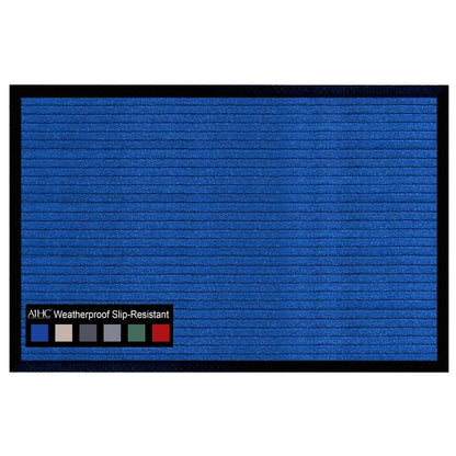 Tapis de porte A1HC neuf, durable et polyvalent, en caoutchouc polypropylène, pour usage intérieur et extérieur, toutes saisons.