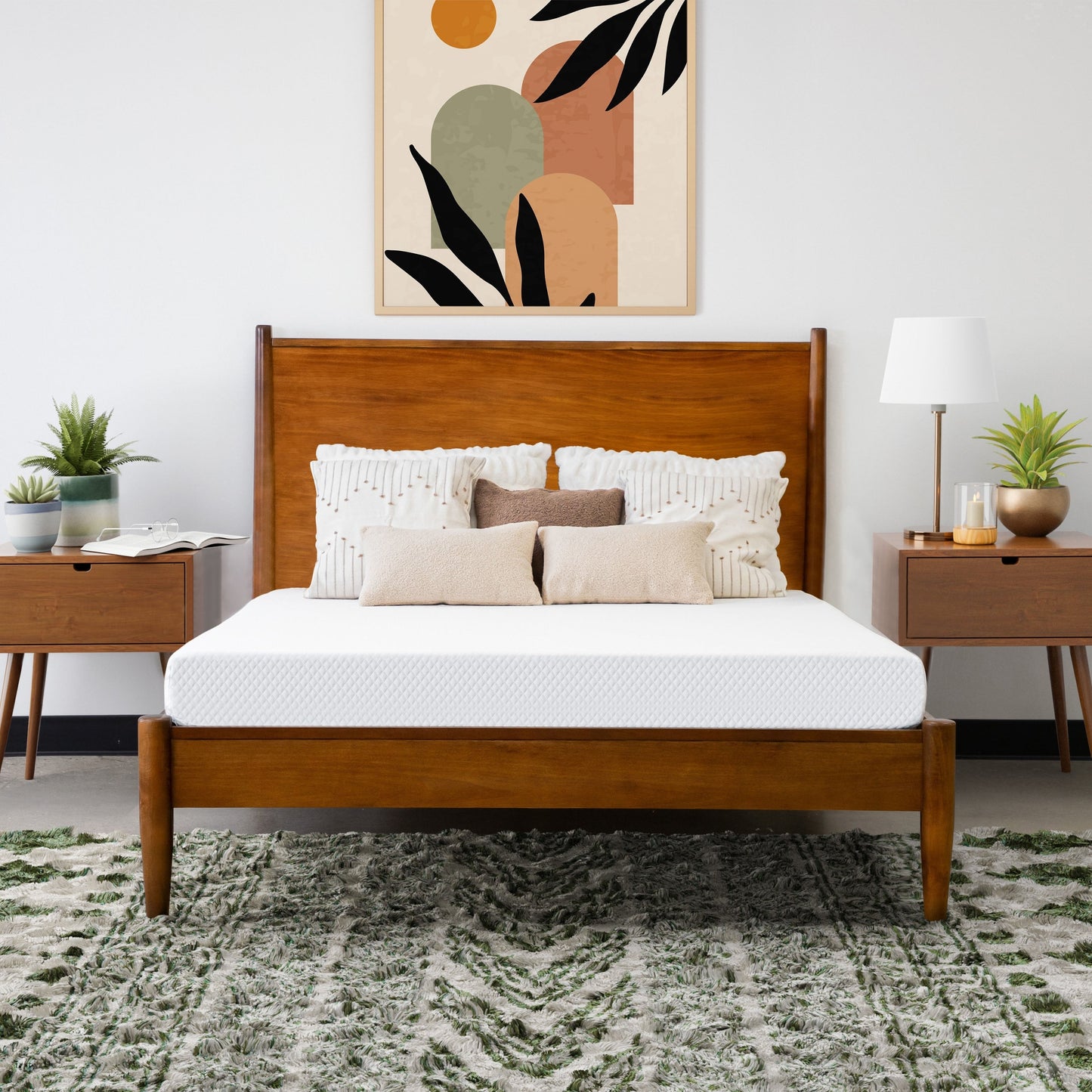 Matelas en mousse à mémoire de forme SoftNest Rejuv Collection 8 pouces de qualité supérieure