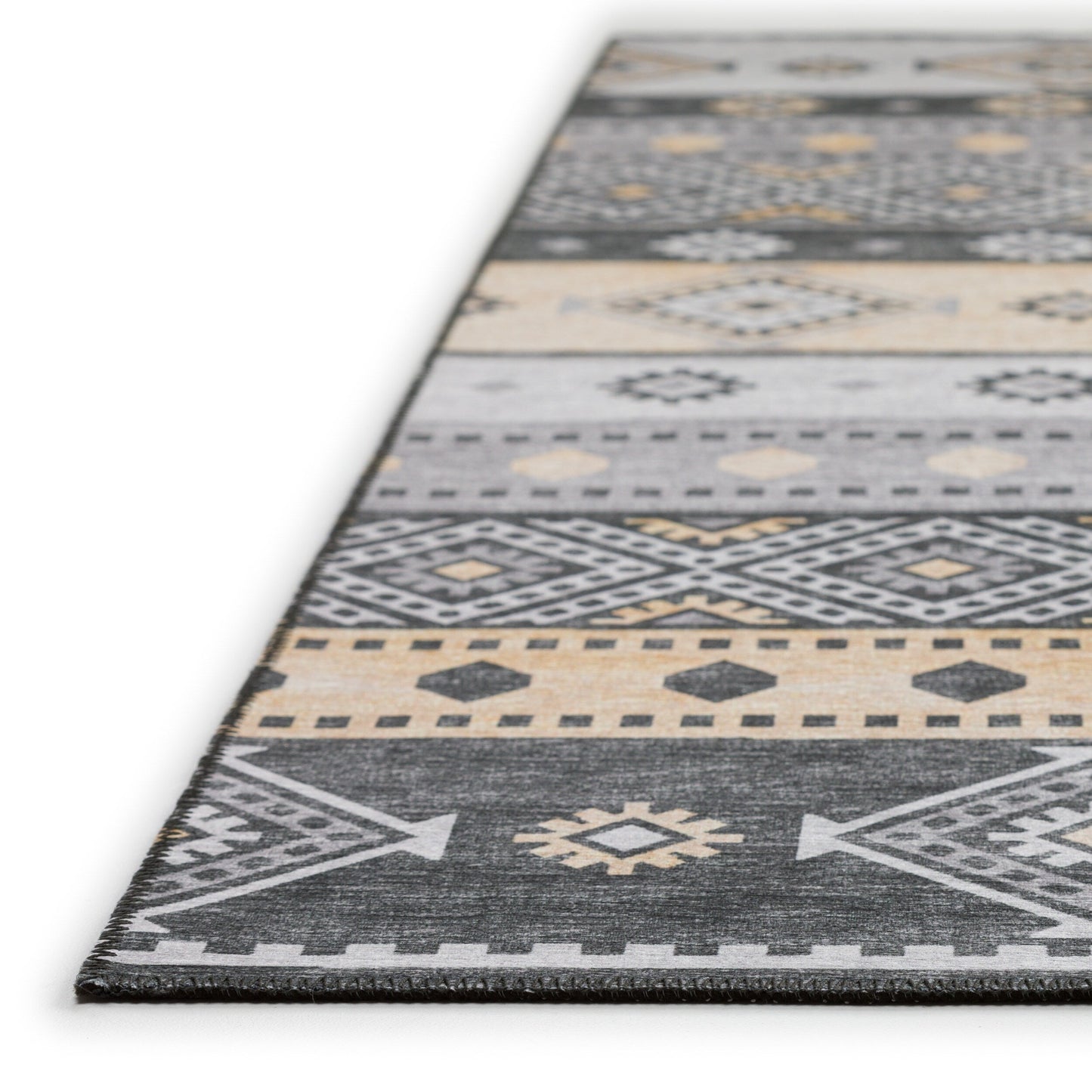 Tapis lavable Addison d'intérieur/extérieur Yuma style bohème sud-ouest