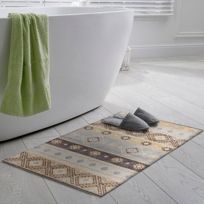 Tapis lavable Addison d'intérieur/extérieur Yuma style bohème sud-ouest