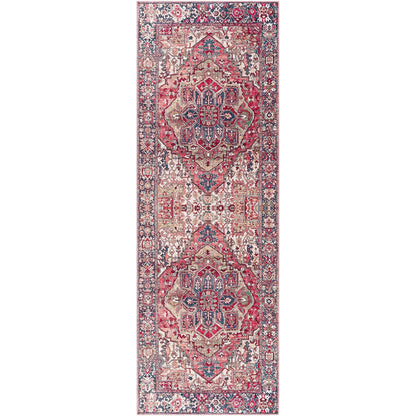 Tapis imprimé médaillon vintage Livabliss Adenia