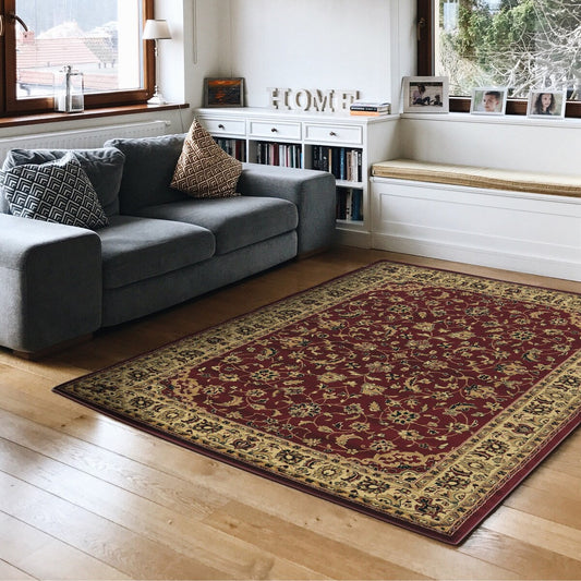 Tapis Admire Home Living Caroline à motif floral traditionnel Sarouk