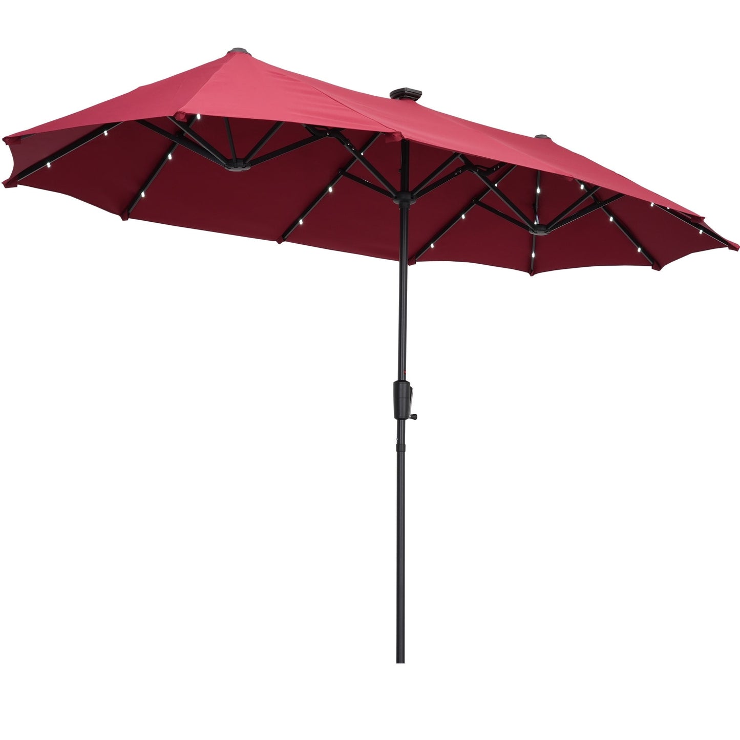 Parasol de patio double face Ainfox 13 pieds/15 pieds
