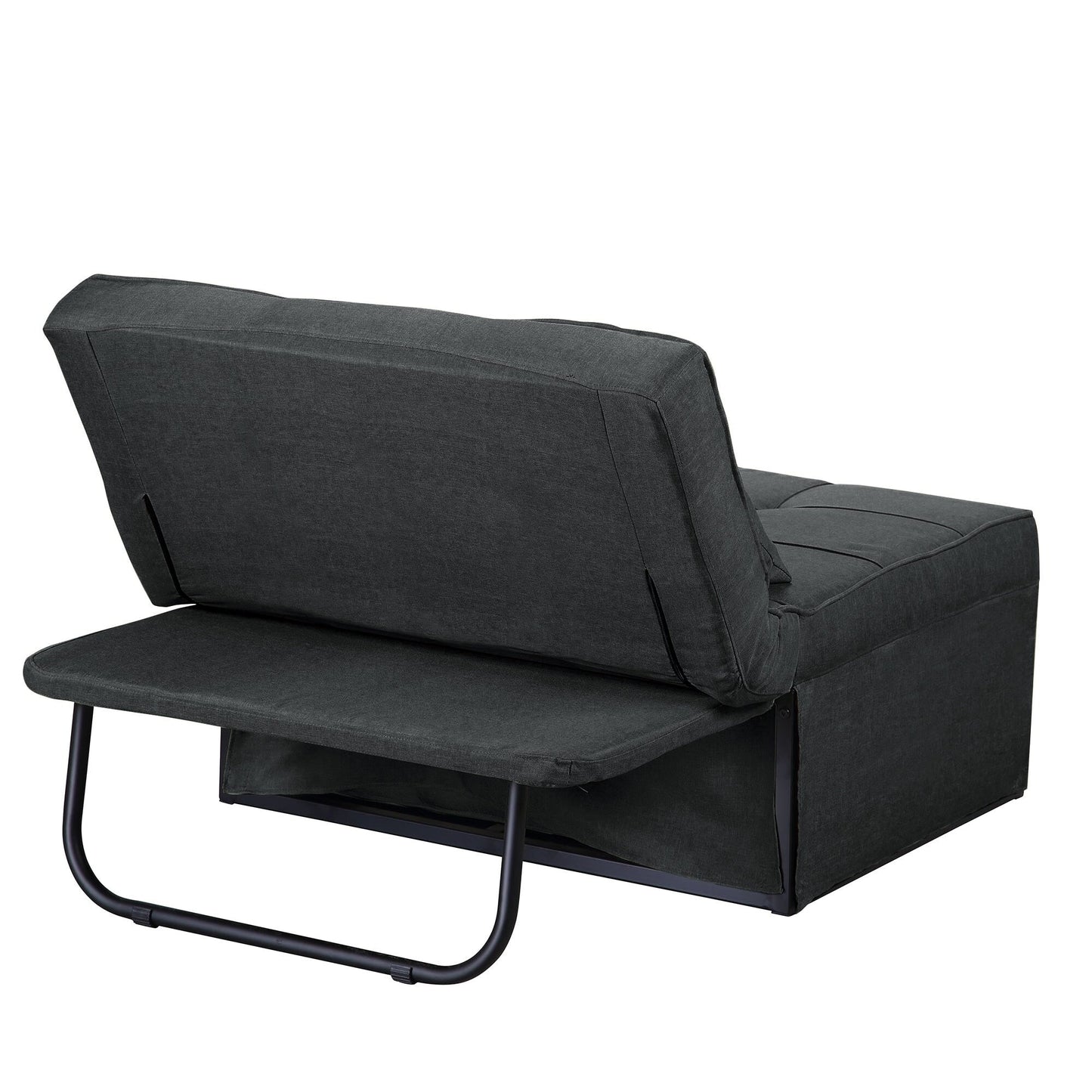 Canapé-lit convertible, fauteuil inclinable et ottoman pliable pour salon