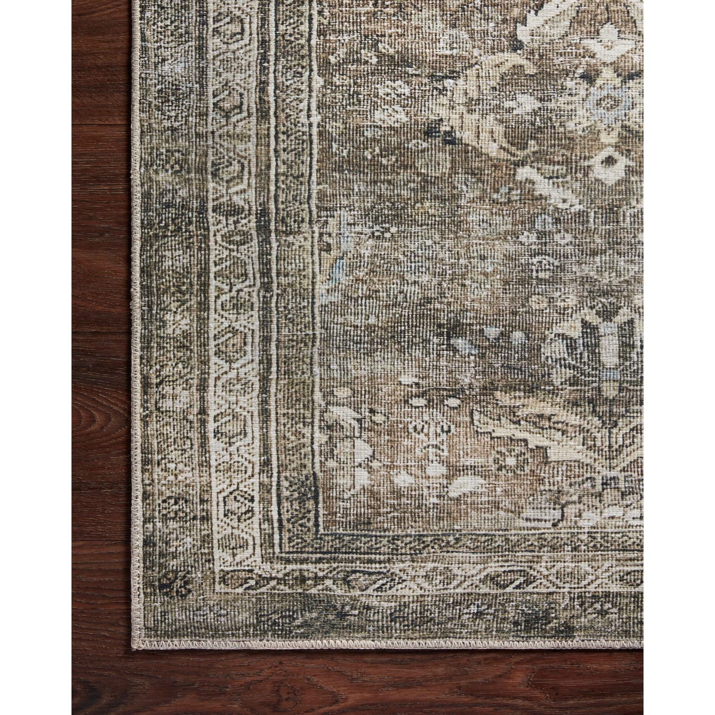 Tapis imprimé vintage Isabelle style shabby chic d'Alexander Home