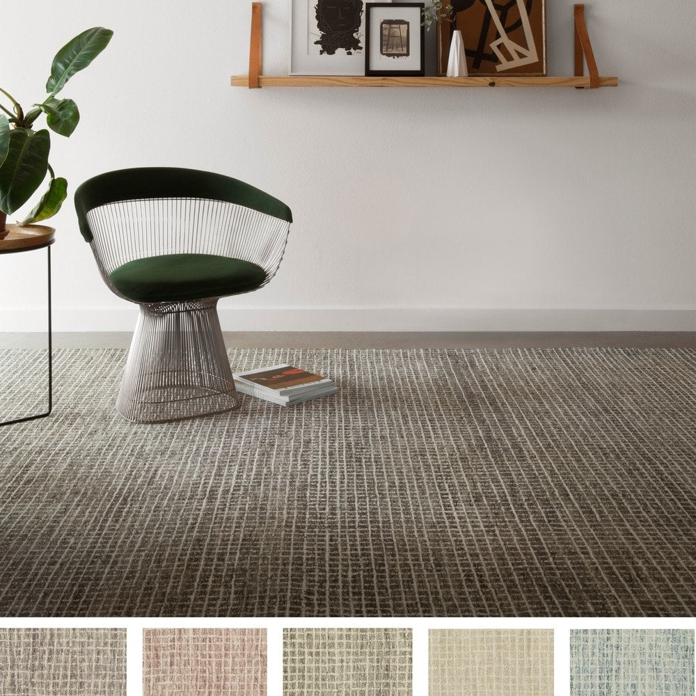 Tapis en laine Alexander Home Mosaic Farmhouse fait main