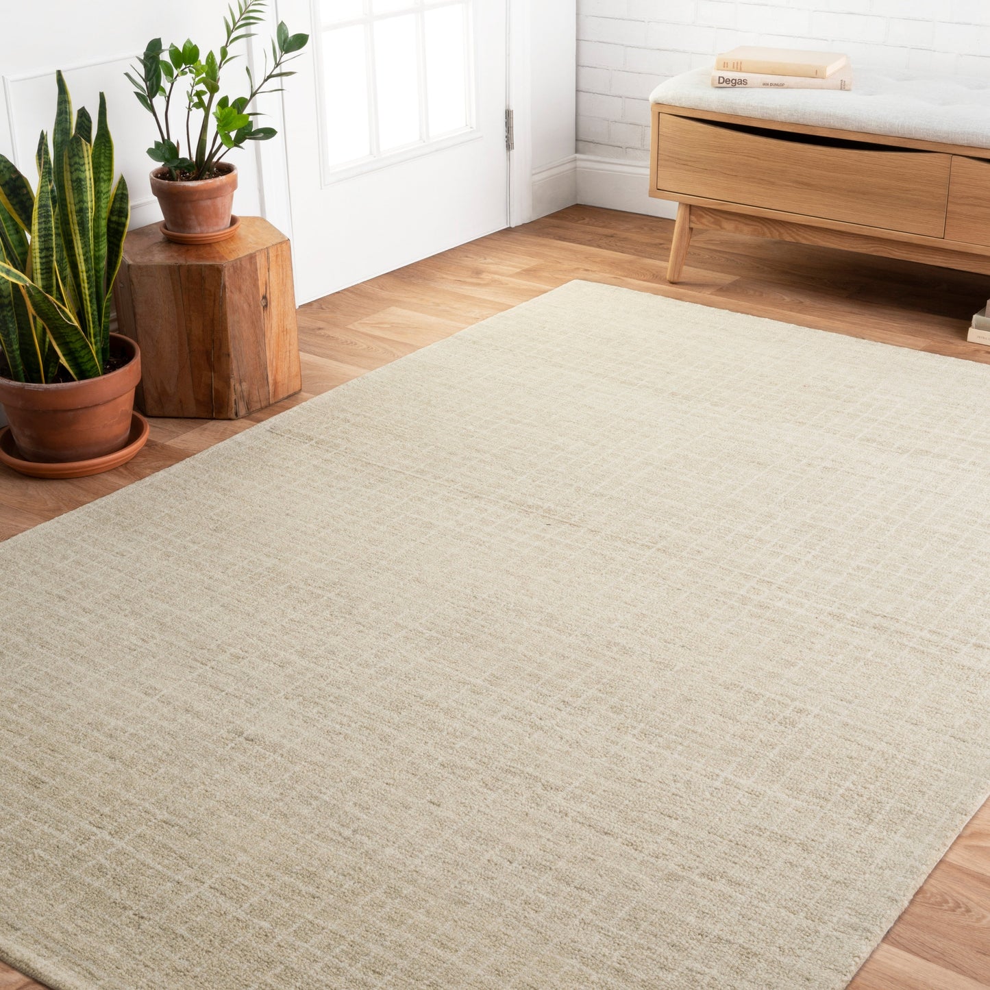 Tapis en laine Alexander Home Mosaic Farmhouse fait main