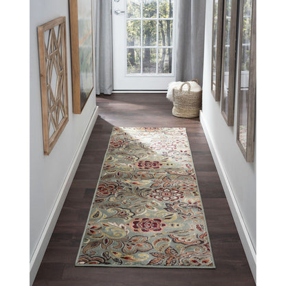 Tapis d'intérieur Decora Farmhouse à motif floral