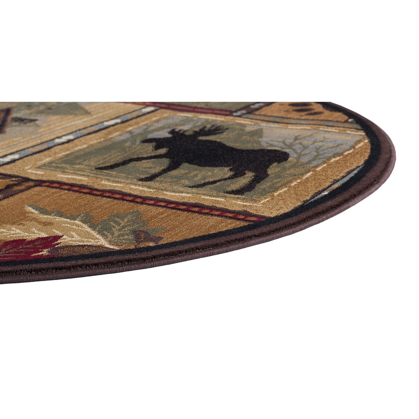 Tapis et descentes de lit - Tapis style chalet/ferme pour salon, chambre, salle à manger, cuisine - 60 x 90 cm / 90 x 240 cm / 150 x 210 cm / 240 x 300 cm / 270 x 360 cm / Rond