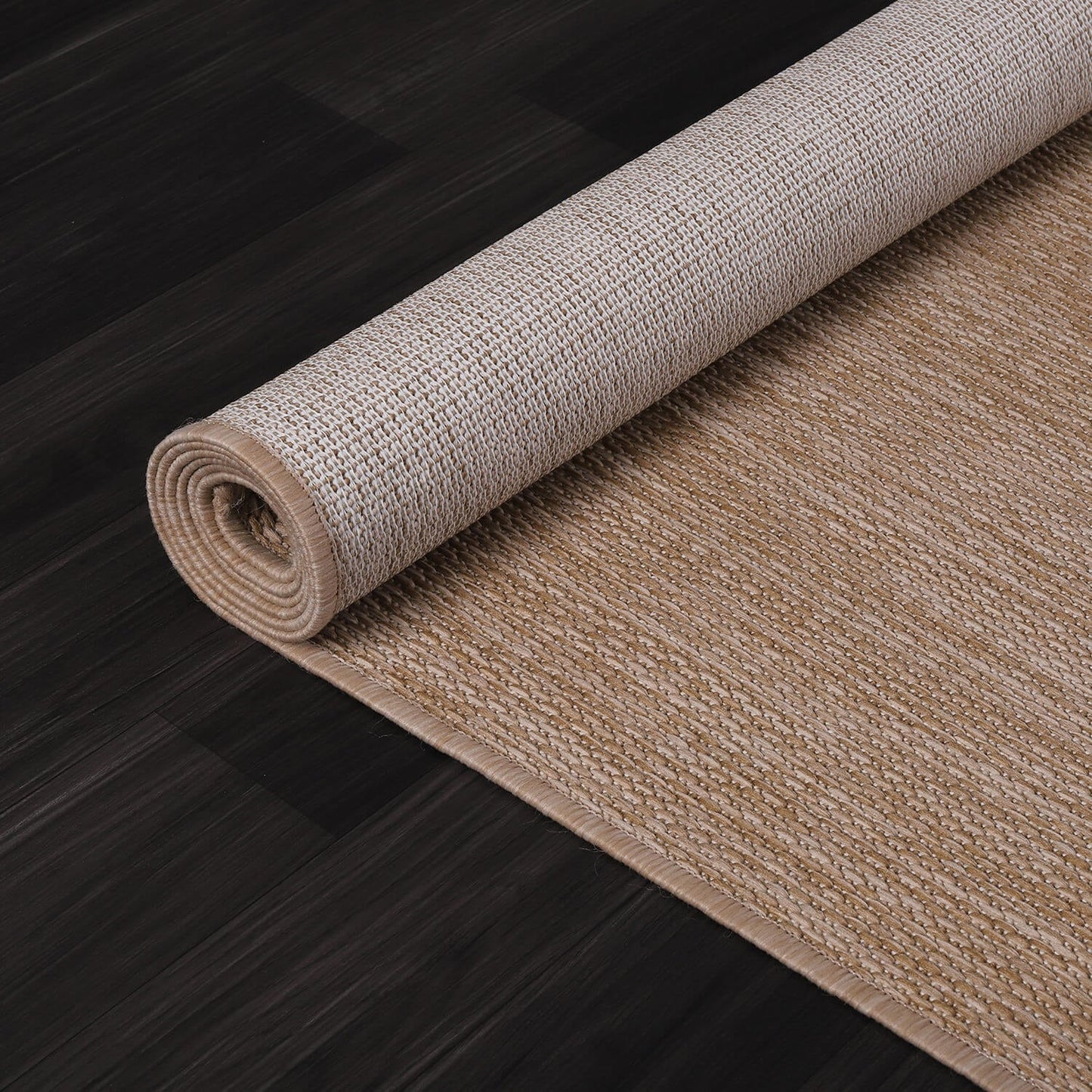 Tapis Aloha lavable uni pour intérieur/extérieur, terrasse, salon